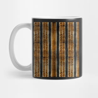 Stripes and Fur - Printed Faux Hide Mug